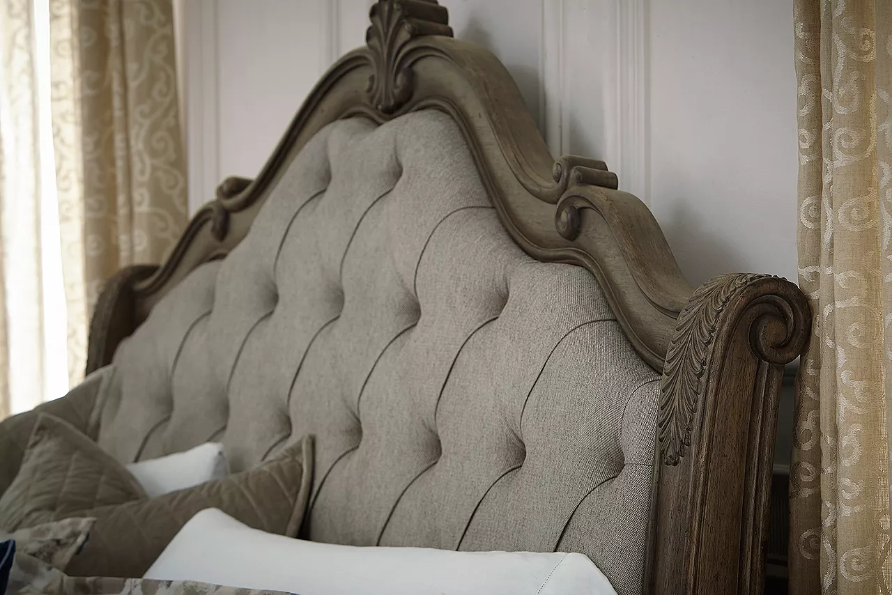 Detail of Highlands headboard